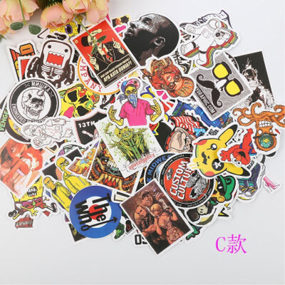 

100 PCS Mixed Stickers for Laptop Luggage Car Bicycle Motorcycle Skateboard Phone Home Decor Decal Graffiti Waterproof Sticker