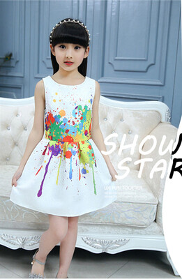 

Sleeveless-Kids-Girls-Princess-Floral-Summer-Party-Dress-Sundress-Clothes
