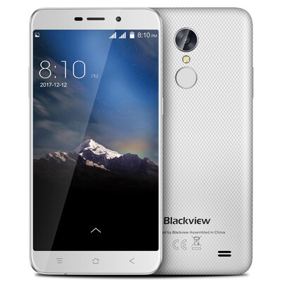 

Blackview A10 3G Smartphone Android 7.0 5.0-дюймовый MTK6580A Quad Core 1.3GHz Fingerprint Identification