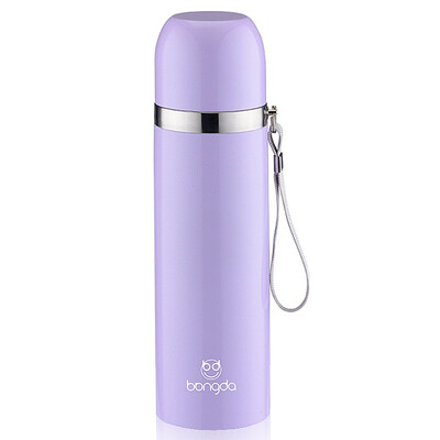 

Банда из нержавеющей Jingdong пуля вакуумной изоляции на открытом воздухе путешествие синего стекла с 500 мл воды Ti