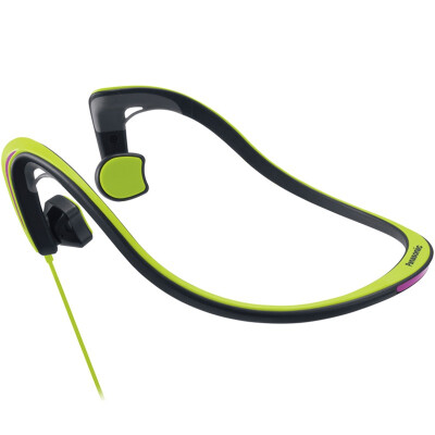 

Panasonic RP-HGS10GK Bone Conductive Headphone with Reflective Tape Protects Eardrum Safety at Night Run Green