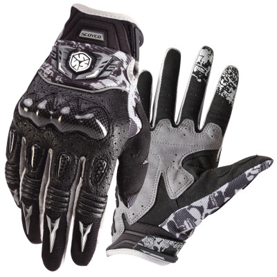 

Saiyu SCOYCO motorcycle shatter-resistant protective sheepskin summer men&39s motorcycle gloves MX49 gray