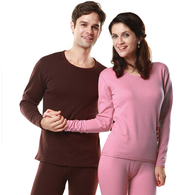 

Antarctic thermal underwear men&women heat thickening plus cashmere sweater cold gold warm cashmere youth middle age autumn Qiuqiu suit new NC9223 male coffee