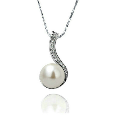 

Yoursfs® 18K White Gold Plated Pearl Note Necklace 2014 New Arriavl Fashion Jewelry