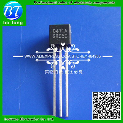 

Free Shipping 200pcslot 2SD471GR D471A D471 TO-92 transistor