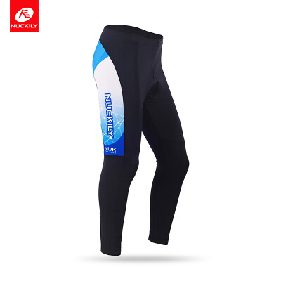

NUCKILY Winter Women Polyester Bike Wear Thermal Fleece Cycling Long Pants GF009