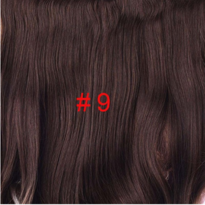 

Wavy Clip in Hair 4 Clips 190g/pc Heat Resistant Fiber 24 inch Stretched Pure Color Synthetic Hair Extensions for Women