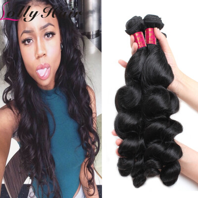 

Хорошая 7A Малайзийская Virgin Hair Loose Wave Малазийская свободная волна Virgin Hair 3pc Deal Human Hair Loose Curly Malaysian Hair Bundles