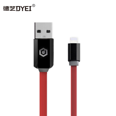 

Deyi (DYEI) Мобильный телефон USB для мобильных телефонов USB быстрый заряд зарядного устройства поддержка iphonex / 8 / 7p / 6s / 5c / ipadpro красный 1 метр