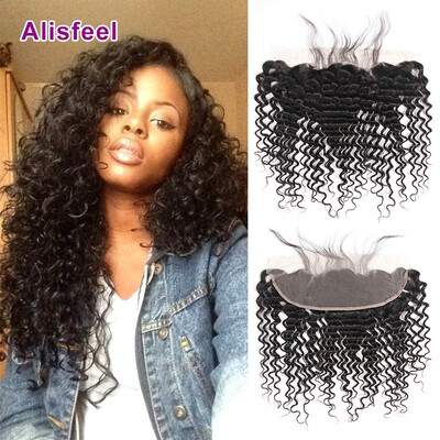 

Brazilian Deep Wave Frontal Closure 13×4 Deep Wave Frontal Lace Closure Brazilian Deep Wave Frontal With Baby Hair