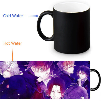 

DIABOLIK LOVERS 350ml/12oz Heat Reveal Mug Color Change Coffee Cup Sensitive Morphing Mugs Magic Mug Milk Tea Cups