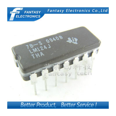 

5PCS LM124J DIP14 QUADRUPLE OPERATIONAL AMPLIFIERS LM124 DIP free shipping