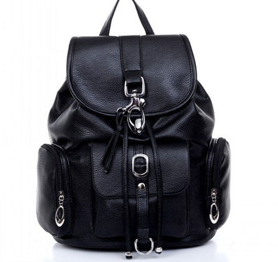 

New fashion women backpack school bag black school backpacks for teenager girls women small backpack bag free shipping