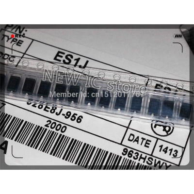 

Free shipping 100PCS SMD ES1J SF18 1A/600V fast recovery diode rectifier