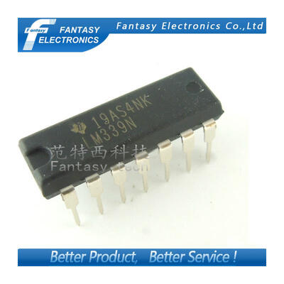 

50PCS LM339N DIP14 LM339 DIP Quad Single Supply Comparators new&original IC free shipping
