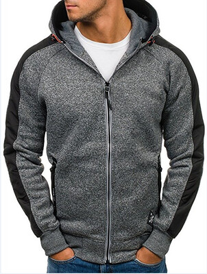 

Mens Maniche Lunghe Hoody Hoodie Zipper Sweatshirt Hooded Jacket Outwear Tops Kapuzen Coat