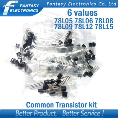 

20pcs*6values=120pcs 78L05 78L06 78L08 78L09 78L12 78L15 Transistor package Assorted Kit new and free shipping