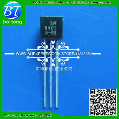 

100PCS free shipping 2N5551 2N5401 5551 5401 TO-92 ( 2N5401+2N5551 ) EACH 50PCS