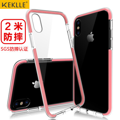

KEKLLE Apple X 10 Mobile Shell Mobile Phone Cases iPhone X 10 Case All-In-One Double Drop Shave Non-Slip Transparent Men&Women 58-inch Transparent Matte