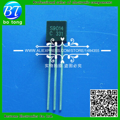 

Free shipping 200PCS S9014 S9014C TO-92 0.15A 50V NPN