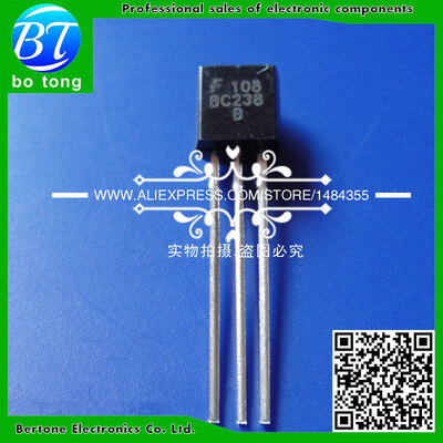 

1000pcs free shipping BC238B BC238 TO-92 Bipolar Transistors - BJT NPN 25V 100mA