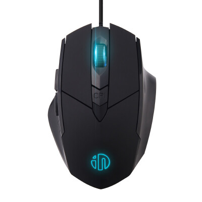 

INPHIC PW1h gaming mouse office mouse wired mouse black 6-key version