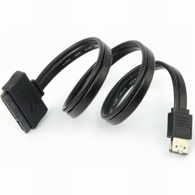 

Huayuan Dual Power eSATA USB 12V 5V Combo to 2.5" 3.5"22Pin SATA Hard Disk Cable