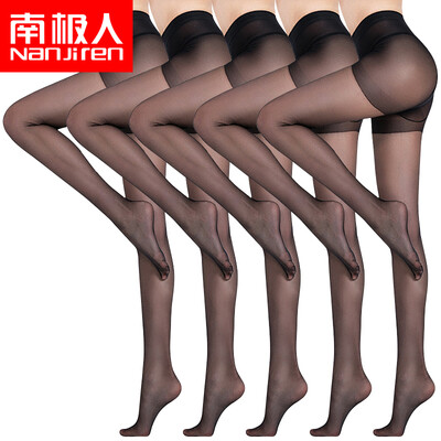 

Nanjiren Womens Stockings 15D Elastic Pantyhose 5 Pairs