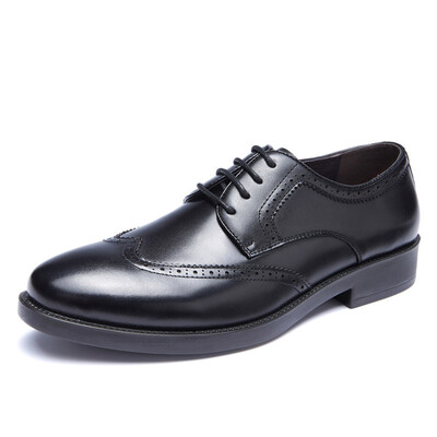 

Aokang Men&39s Business Dress Shoes Men&39s Block Shoes Lace Low Shoes 173211053 Black 43 Yards