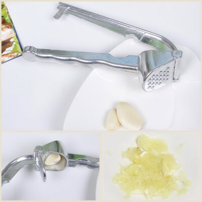 

New Metal Garlic Press Presser Aluminum Kitchen Tool Cooking Gadgets Durable