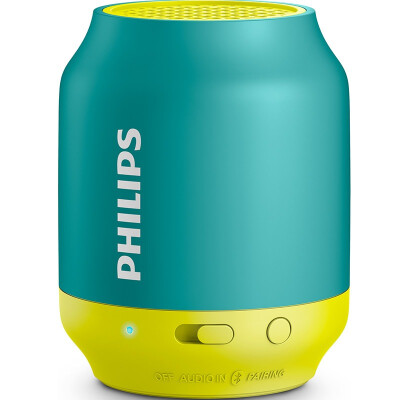 

Philips (PHILIPS) BT25A wireless Bluetooth speaker portable mini pocket speaker compatible Apple / Samsung mobile phone / computer small sound blue