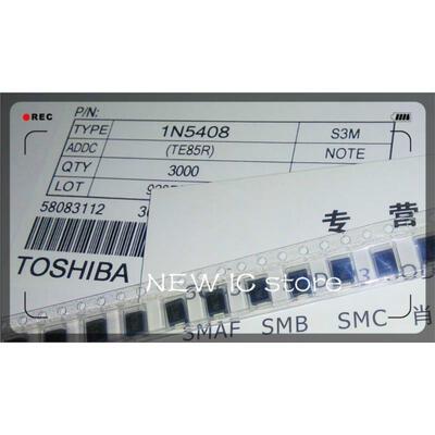 

Free Shipping 100PCS/LOT SMD diodes 1N5408 IN5408 S3M SMB volume 3A 1000V