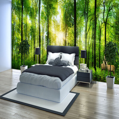 

Custom Mural Natural Scenery Wallpaper Forest 3D Landscape Background Wall Mural Living Room Bedroom Wall Paper Home Decoration