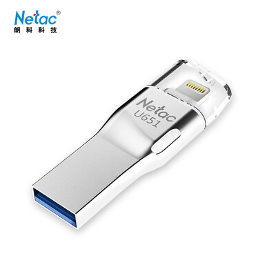

Netac 64G iphone U disk U651 USB30 Apple official MFI