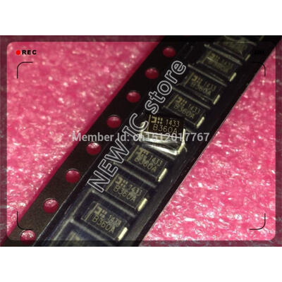 

FreeShipping 1000 PCS B360A DO-214AC B360 3.0A SMD SURFACE MOUNT SCHOTTKY BARRIER RECTIFIER