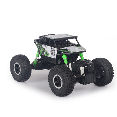 

RC Car 1:18 4DW 2.4GHz Metal Rock Crawlers Rally Climbing Car Double Motors Bigfoot Car Remote Control Model Toys for Boys.