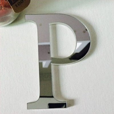 

20cmx14cmx12cmthick Big Size Wedding LOVE Letters Home decoration English 3D mirror wall Stickers Adhesive Alphabet For wall