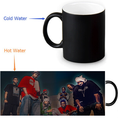 

Wu Tang Clan 350ml/12oz Heat Reveal Mug Color Change Coffee Cup Sensitive Morphing Mugs Magic Mug Milk Tea Cups