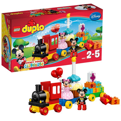 

LEGO (LEGO) Depot Series 2 лет -5 лет старых Микки и Минни в день рождения детские образовательные игрушки строительные блоки 10597