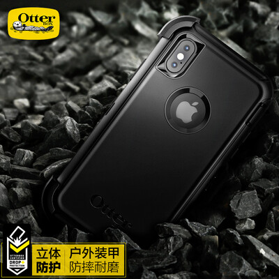 

OtterBox New Apple X iPhone X Defender Drop Resistant Phone Case Cover for Apple iPhone 10 Black