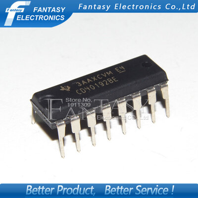 

10PCS CD40192BE DIP16 CD40192 DIP new and original IC free shipping
