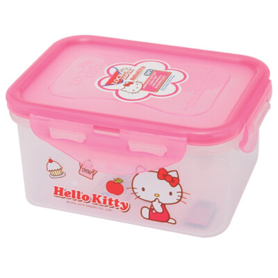 

LOCK&LOCK HELLO KITTY series sealed plastic storage box container storage box 11L HPL815D-KT pink