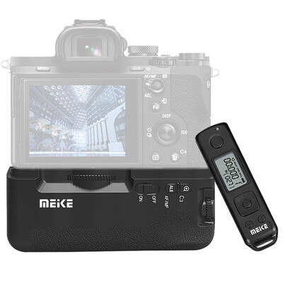 

Meike MK-A7II Pro Ручка дистанционного управления Micro-камерой и корпус для аккумулятора для Sony α7 II
