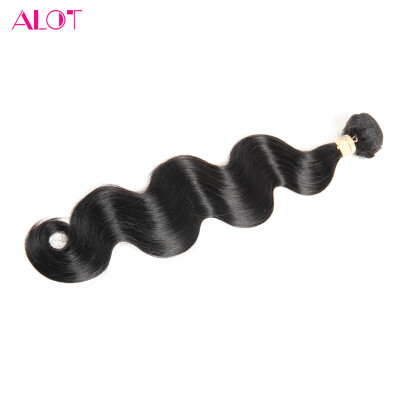 

Alot Peruvian Hair Body wave Hair 1 pc Double Weft Raw Unprocessed Hair Weave Remy Hair Extension