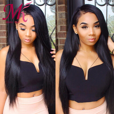 

7A Grade Straight Brazilian Virgin Hair With Closure Unprocessed Straight Human Hair Weave 4 Bundles With Closure Brazilian Hair