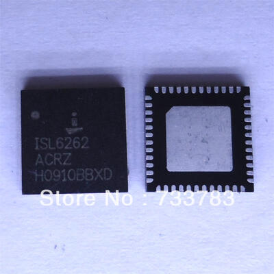 

5pcs/lot INTERSIL ISL6262ACRZ ISL6262A QFN 2-Phase Core Controller (Santa Rosa IMVP-6+)