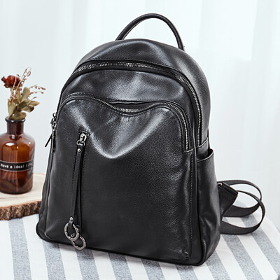 

Montblanc MANTOBRUCE backpack female Korean version of the wild lady backpack female backpack fashion simple atmosphere backpack tide MW6174001 black