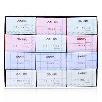 

Deli deli square inch series 36 4B environmental students eraser 71095