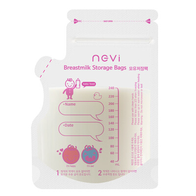 

Xinbei storage milk bag with spout breast milk storage bag 240ML 30 pack 9098