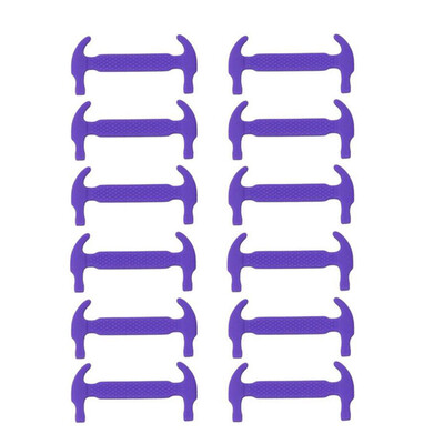 

JUP 1 комплект 12 корней Lazy шнурки шнурка шнурки шнурка плоские квадратные головные браслеты холст досуг спортивная обувь силиконовая эластичная